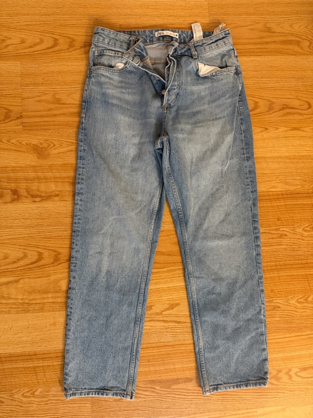 Zara Light Blue Denim Jeans